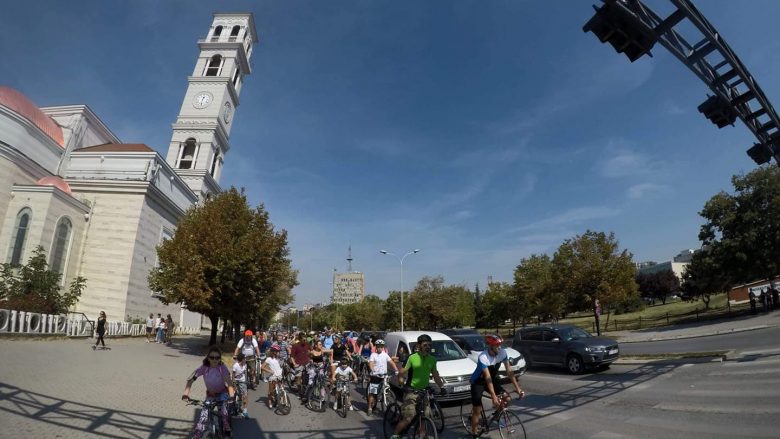 Të premtën me biçikleta bllokohen rrugët e Prishtinës