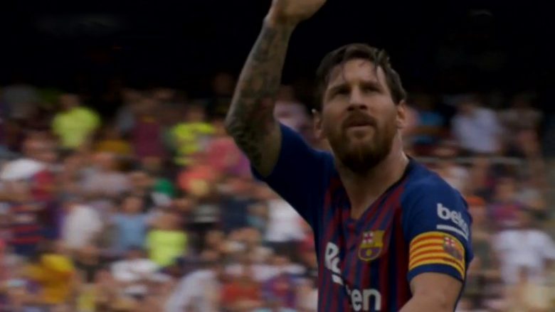 Messi shënon gol të bukur ndaj Huescas