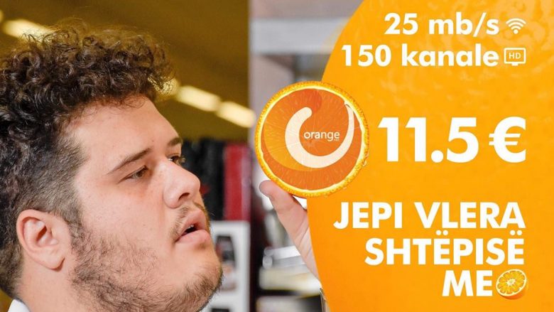 Pak është gjithmonë shumë me Portokallin e Orange Net – 11.5 euro, internet 25 MB/s dhe 150 kanale HD