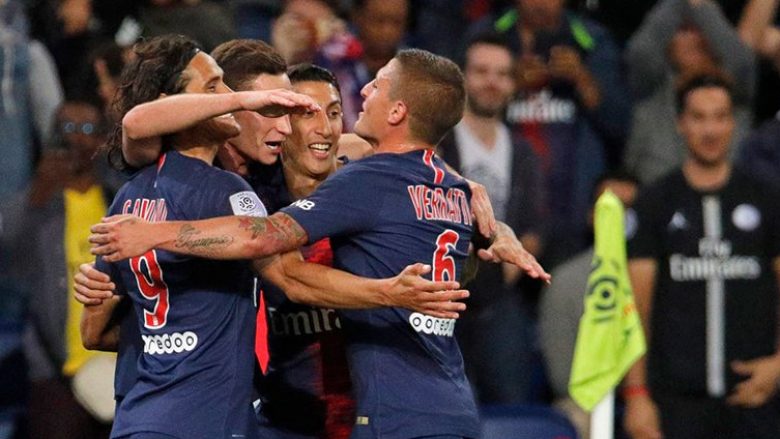 Pesë ndeshje – pesë fitore, Saint Etienne ishte viktima e radhës e PSG