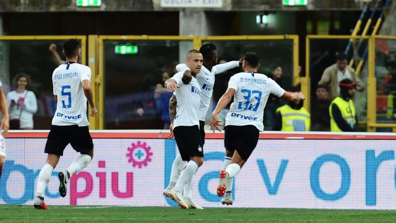 Nainggolan debuton me gol në fitoren bindëse të Interit ndaj Bolognas