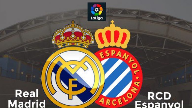 Real Madrid – Espanyol, formacionet zyrtare