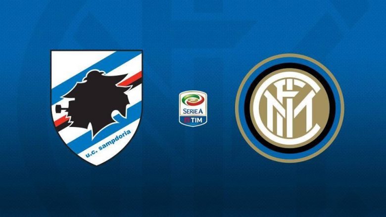 Sampdoria – Inter, formacionet zyrtare