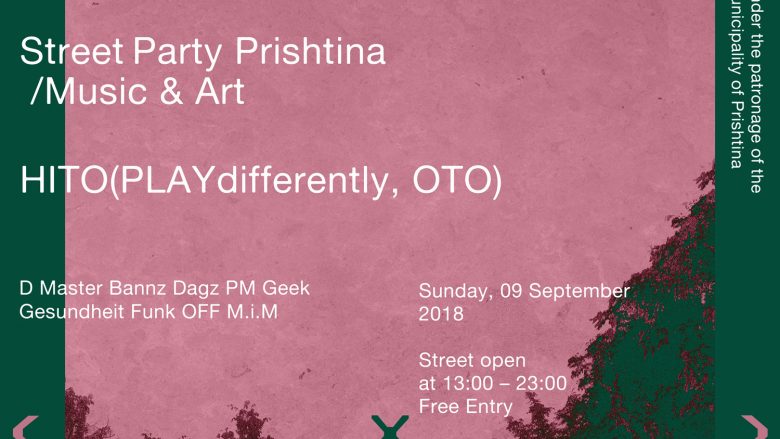 ‘Street Party Prishtina’, muzikë dhe art