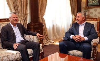 Thaçi thotë se ka marr përkrahjen e Gjukanoviqit për normalizimin e marrëdhënieve Kosovë-Serbi
