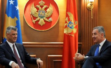 Thaçi viziton Podgoricën, takohet me presidentin Gjukanoviq
