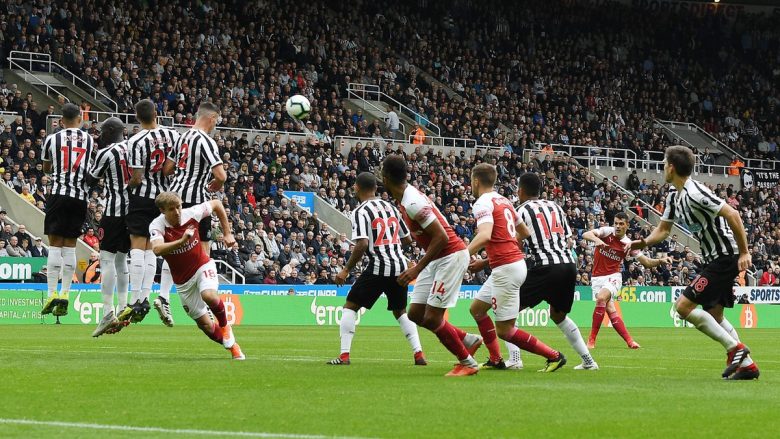 Arsenali fiton në udhëtim te Newcastle, Xhaka shënon supergol nga gjuajtja e lirë