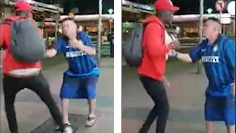 E akuzonte se ia kishte vjedhur qaforen, sulmuesi nokauton turistin në Spanjë (Video, +18)