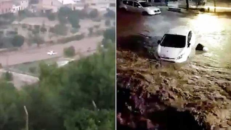 Pasojat e përmbysjeve në Spanjë, taksinë e “rrëmbejnë” rrymat e ujit – humb jetën çifti britanik (Foto/Video)