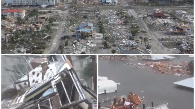 Imazhe të filmuara nga droni dëshmojnë sa i fuqishëm ishte uragani Michael në Florida, gjithçka para vetes ka shkatërruar (Foto/Video)
