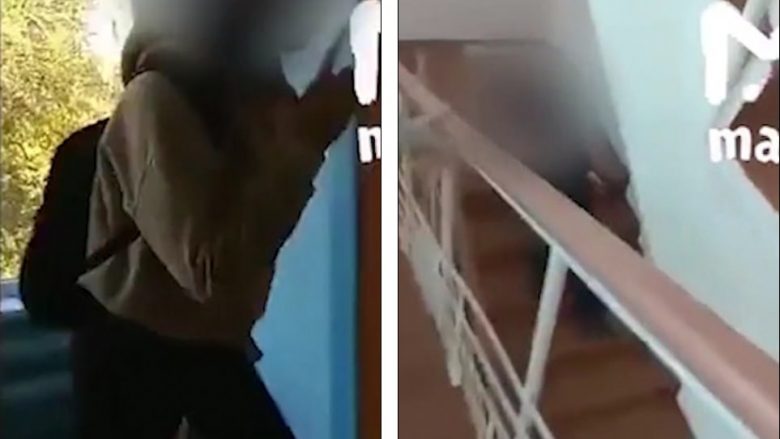 Pamjet amatore shfaqin panikun e krijuar brenda kolegjit në Krime, pas të shtënave të para ku humbën jetën 20 persona (Foto/Video)