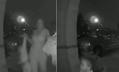 Kamera e sigurisë filmon një nënë në Teksas duke e braktisur të birin dyvjeçar (Video)