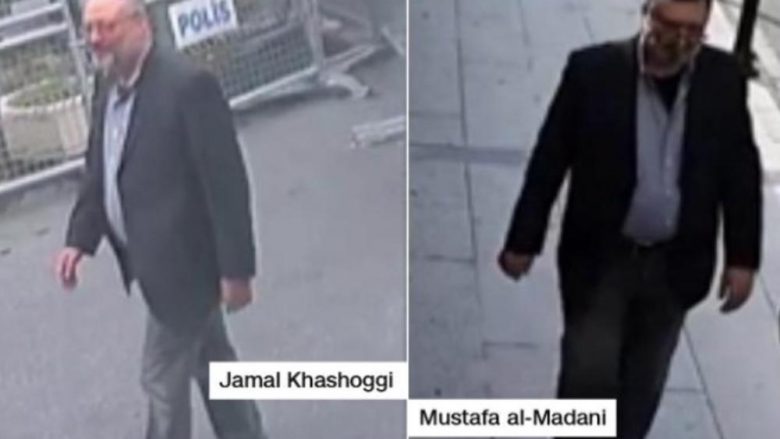 Burri misterioz i veshur me rrobat e gazetarit saudit, filmohet nga kamerat e sigurisë nëpër rrugët e Stambollit (Video)