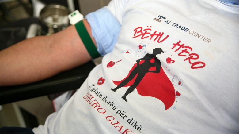 Al Trade Center me aktivitet sensibilizues “Bëhu hero, dhuro gjak”