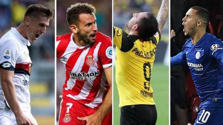 Kandidatët e pabesueshëm për Këpucën e Artë – Piatek, Stuani, Hazard dhe Alcacer, sundojnë në ligat kryesore
