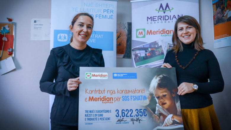 Meridian Express me kampanjën ‘Barazo Faturën’ mbështet fëmijët e SOS Fshatit për të pestin vit me radhë
