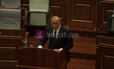 Haradinaj: Themelet e kompromisit janë nga pakoja e Ahtisarit, të votohet për dialogun sikur për ushtrinë