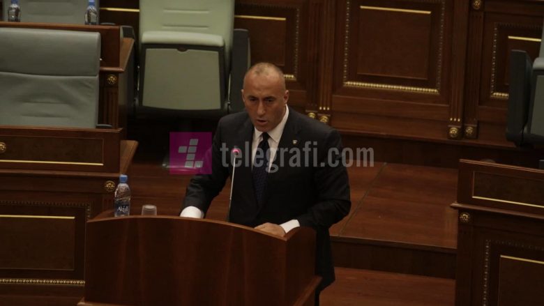 Haradinaj: Themelet e kompromisit janë nga pakoja e Ahtisarit, të votohet për dialogun sikur për ushtrinë