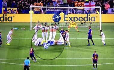 Fascinuese mënyra se si Brozovic e shpëtoi Interin nga një gol i mundshëm i Suarezit nga gjuatja e lirë