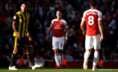 Xhaka për herë të parë kapiten i Arsenalit në Ligën Premier