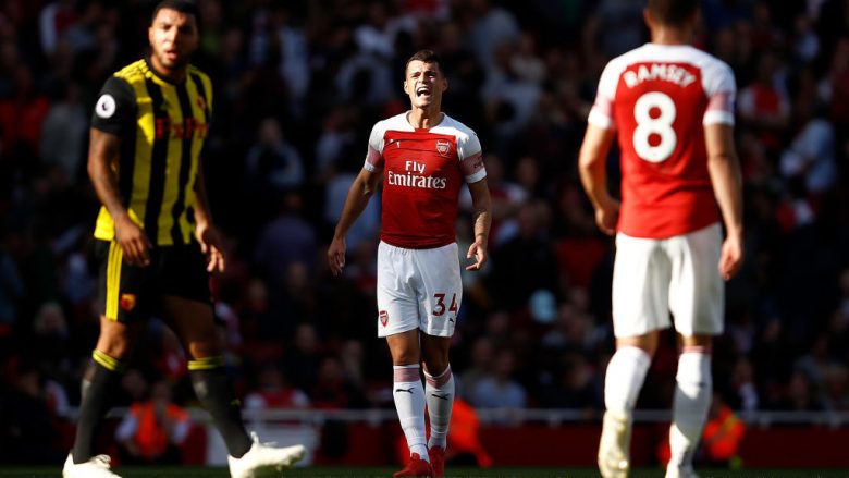 Xhaka për herë të parë kapiten i Arsenalit në Ligën Premier