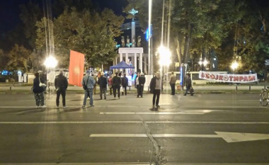 Protestë kundër ndryshimeve kushtetuese në Kuvendin e Maqedonisë