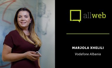 Marjola Xhelili nga Vodafone Albania vjen në skenën e AllWeb Albania