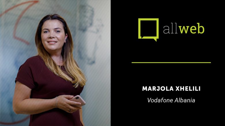 Marjola Xhelili nga Vodafone Albania vjen në skenën e AllWeb Albania