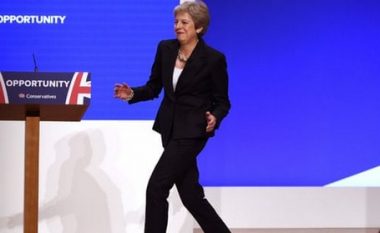 May kërcen në fjalimin përmbyllës të Partisë Konservatore: Britania post-Brexit premton shumë (Video)