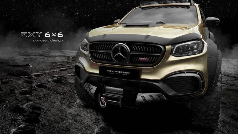 Mercedes-AMG G63 6×6 do të sfidohet nga një version X-Class me gjashtë rrotë (Foto)