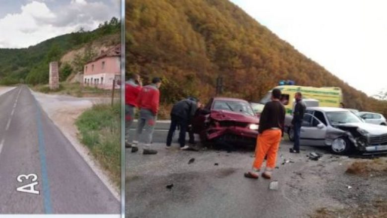 Aksident në Ohër, disa të lënduar (Foto)