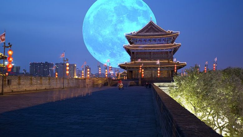 Qyteti kinez planifikon ta krijojë ‘hënën artificiale’ për ta ndriçuar qiellin më 2020 (Foto)