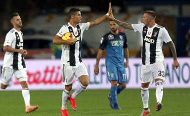 Juventusi fiton me vështirësi te Empoli falë dy golave të Ronaldos