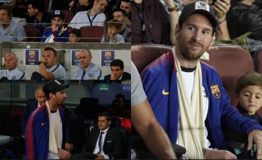 Messi nuk e la vetë Barcelonën, me djalin e tij e përcjelli fitoren e shokëve ndaj Interit