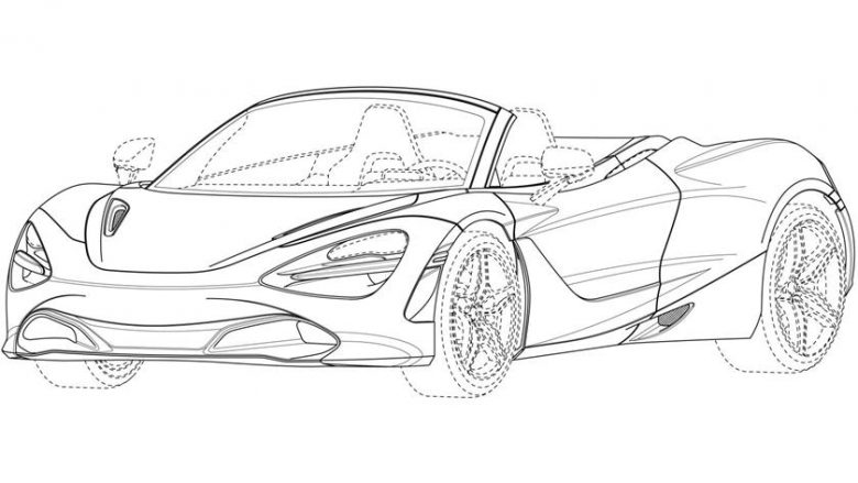 Skicat e patentës tregojnë pamjen e McLaren 720S Spider (Foto)
