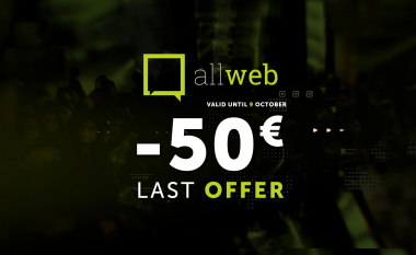 Oferta e fundit nga AllWeb, përfitoni 50€ zbritje deri në datën 9 Tetor