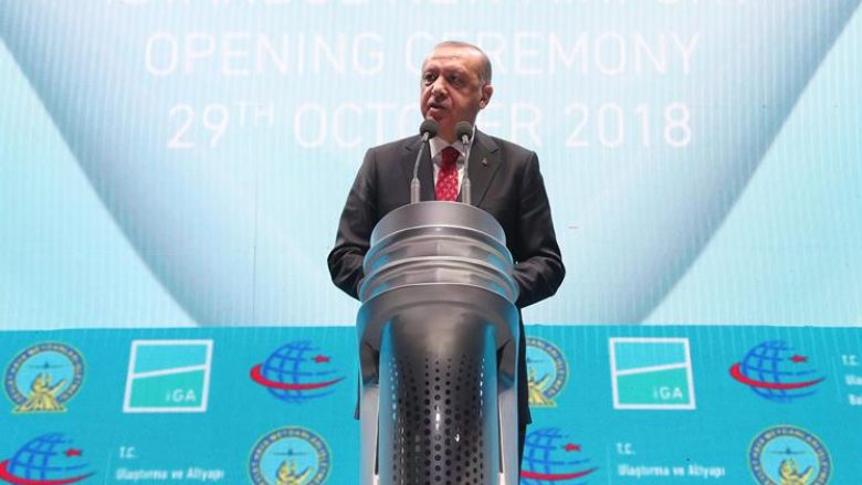 Erdogan bën të ditur emrin e “aeroportit më të madh në botë” në Turqi