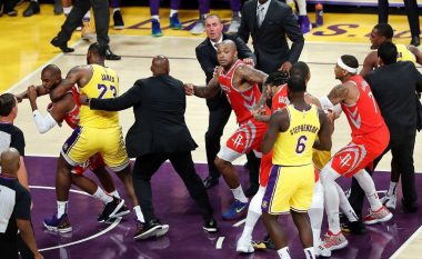 Përleshje e madhe mes Chris Paul dhe Rajon Rondo gjatë ndeshjes në NBA
