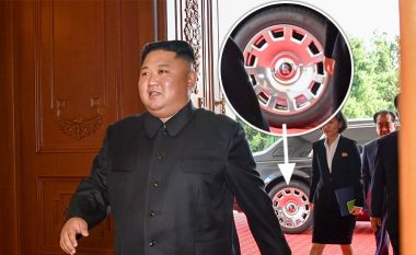 Kim Jong-un duket të jetë pajisur edhe me një veturë luksoze, por ku e mori atë? (Video)
