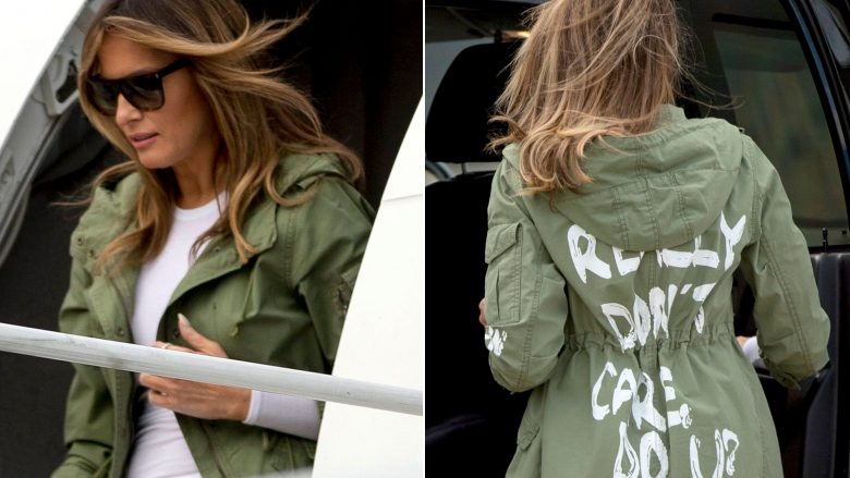 Melania Trump flet më në fund për xhaketën e shumë diskutuar “Don’t Care”, tregon se kujt ia dedikoi
