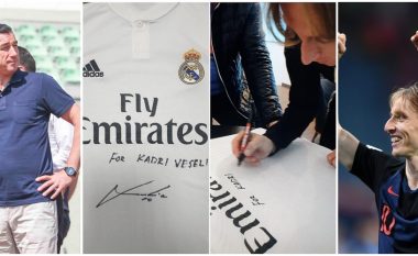 Modric i dërgon fanellën e Realit dhuratë Kadri Veselit