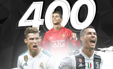 Ronaldo arrin shifrën e 400 golave në pesë ligat kryesore evropiane, bëhet lojtari i parë me këtë rekord  