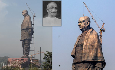 India bëhet me statujën më të lartë në botë, ndërtimi i saj kushtoi 450 milionë funte – është dy herë më e lartë sesa “Statuja e Lirisë (Foto)