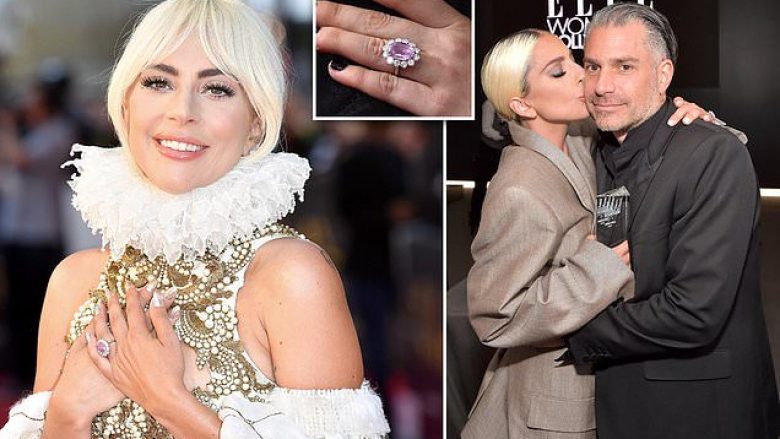 Një milion dollarë mendohet se është vlera e unazës së fejesës të këngëtares Lady Gaga