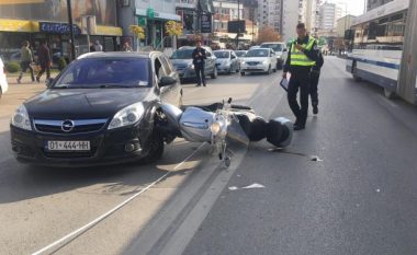 Aksident në Prishtinë, një person i lënduar