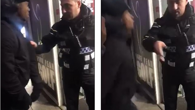 Nuk e lë të futet brenda lokalit, i riu nokauton me vetëm një grusht pjesëtarin e sigurimit në Londër (Video, +18)