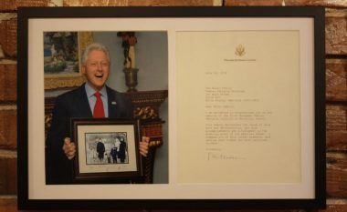Presidenti Bill Clinton, mirëpret hapjen e Famous Famiglias në Prishtinë – i dërgon letër familjes Kolaj