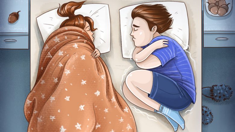 10 pozitat e gjumit që mund të zbulojnë shumë për jetën e ardhshme bashkëshortore