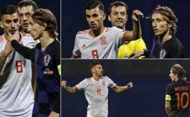 Zënka në fushë mes Modric e Ceballos: Prekje në fytyrë, shtytje dhe diskutim mes tyre, flasin lojtarët