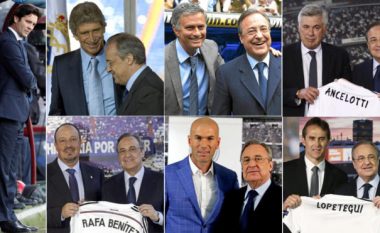 Stoli i Real Madridit - Asnjë trajner nuk e përmbush kontratën e tij deri në fund